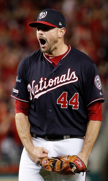 Daniel Hudson rejoins Nationals, closes out NLCS victory